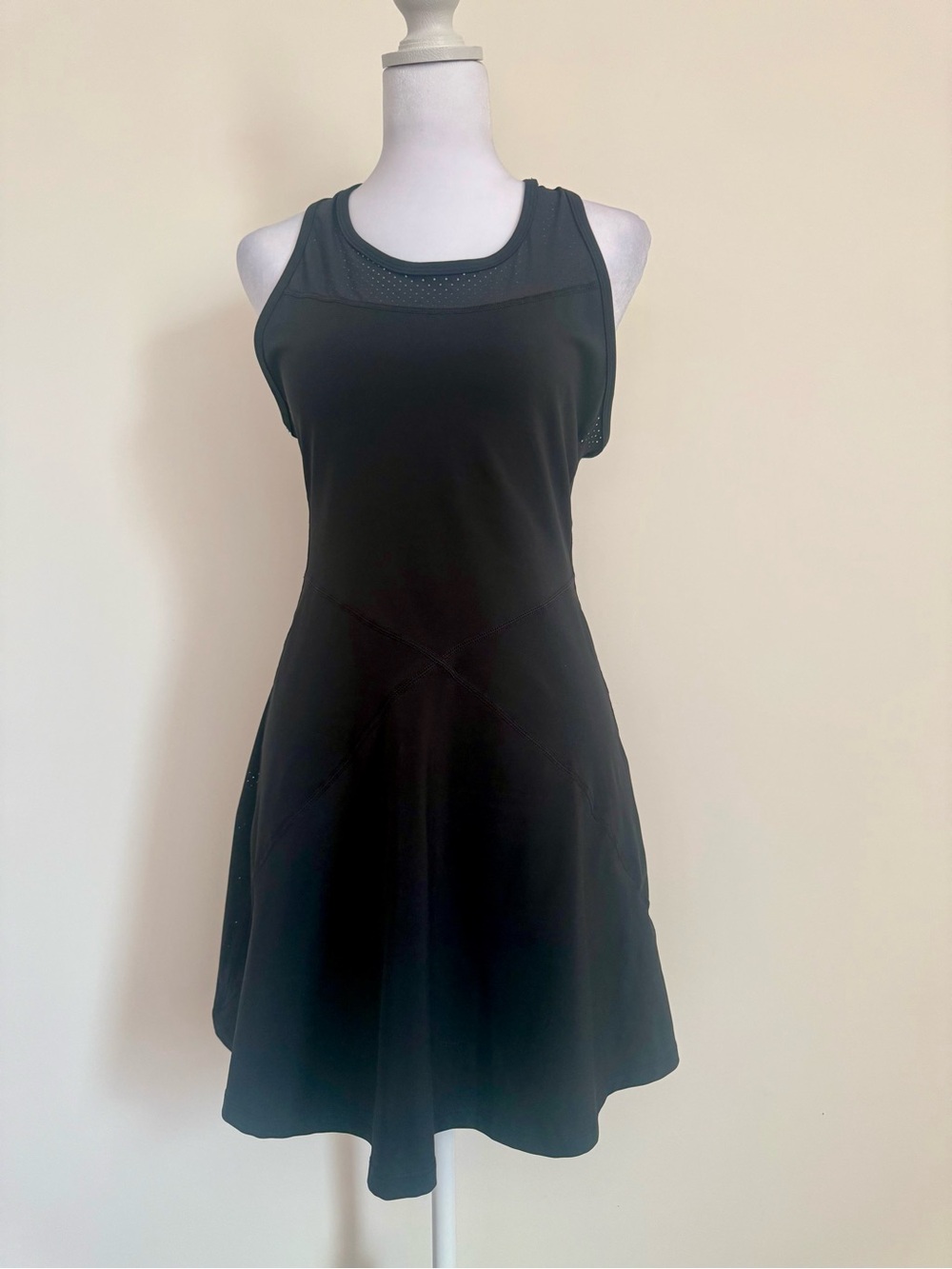 Alala Black Athletic Tank Dress with Racerback size small